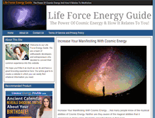 Tablet Screenshot of lifeforceenergy.org